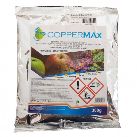 Fungicid de contact Coppermax - 300 gr.