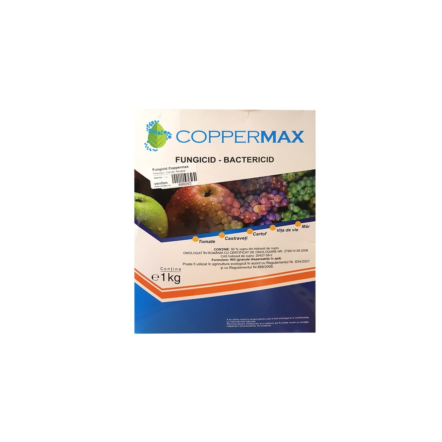 capdogページ Fungicid COPPERMAX, Nufarm, Contact, 1 kg