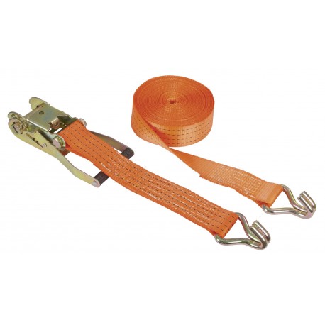Chinga fixare Kerbl cu clichet 15 m × 50 mm - portocaliu