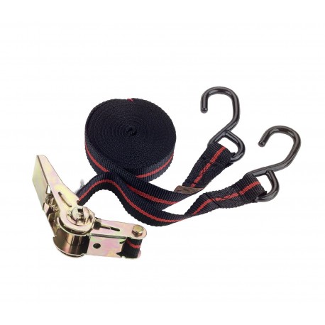 Chinga de fixare Kerbl cu clichet si carlige - 5 m × 25 mm