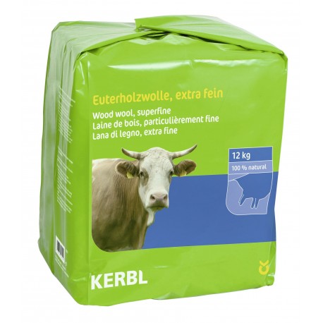 Lana de lemn Kerbl pentru curatarea ugerului