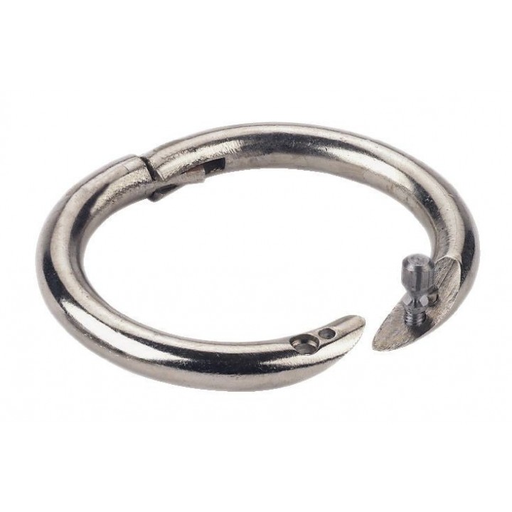 Inel nazal nichelat Kerbl (54 mm) - pentru tauri