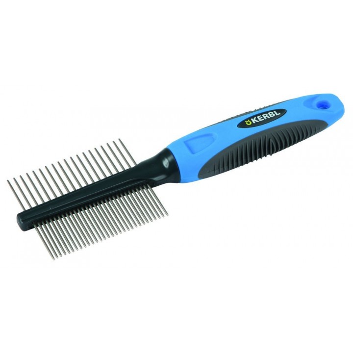 Pieptan dublu caini Kerbl - pentru par fin/gros Pieptan dublu caini Kerbl - pentru par fin/gros