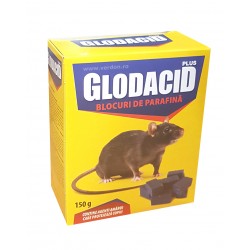 Raticid blocuri cerate Glodacid Plus - 150 gr.