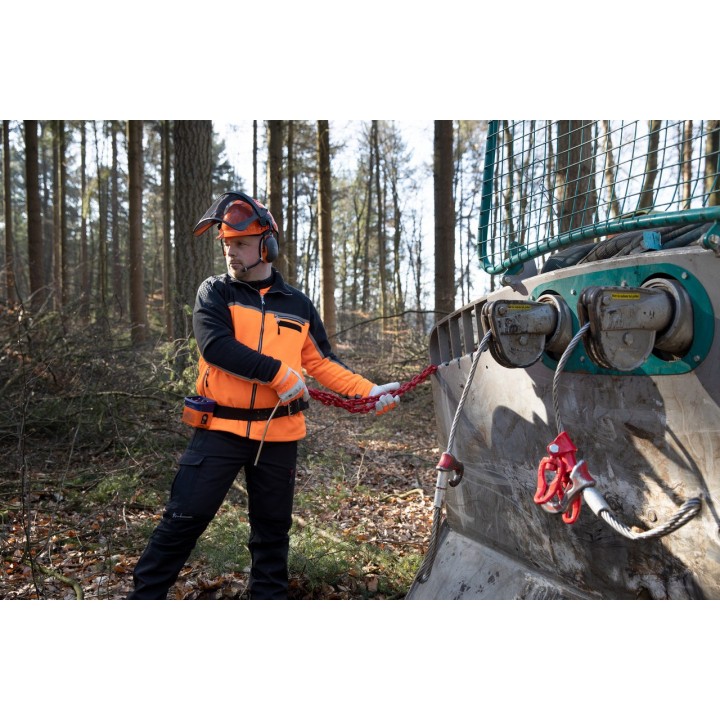 Lant tractare Nordforest cu carlig si ghidaj 8 mm - 3 m Lant tractare Nordforest cu carlig si ghidaj 8 mm - 3 m