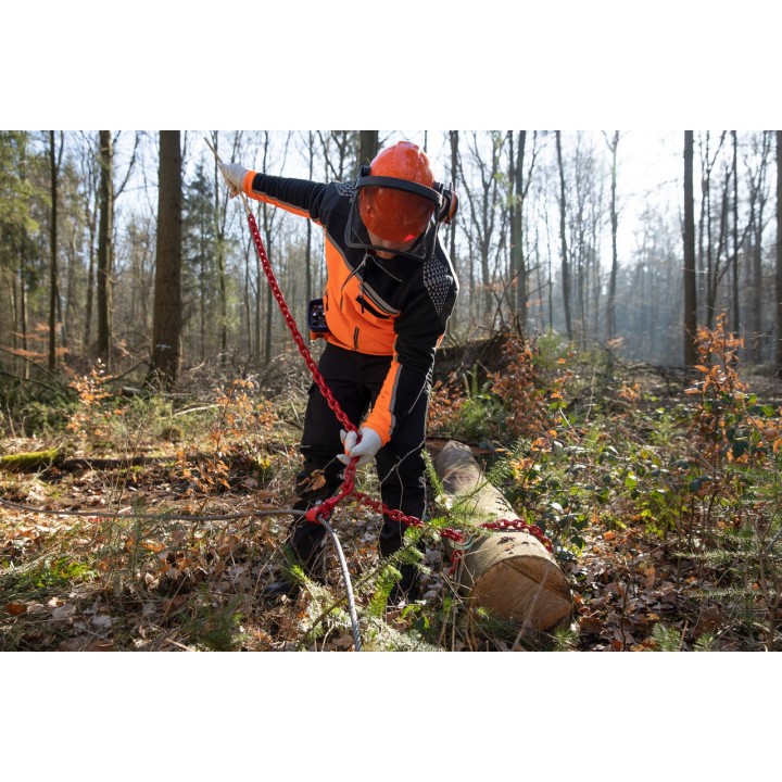 Lant tractare Nordforest cu carlig si ghidaj 8 mm - 3 m Lant tractare Nordforest cu carlig si ghidaj 8 mm - 3 m