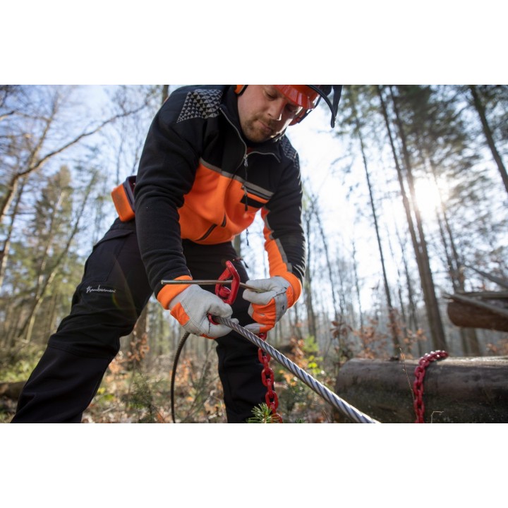 Lant tractare Nordforest cu carlig si ghidaj 8 mm - 3 m Lant tractare Nordforest cu carlig si ghidaj 8 mm - 3 m