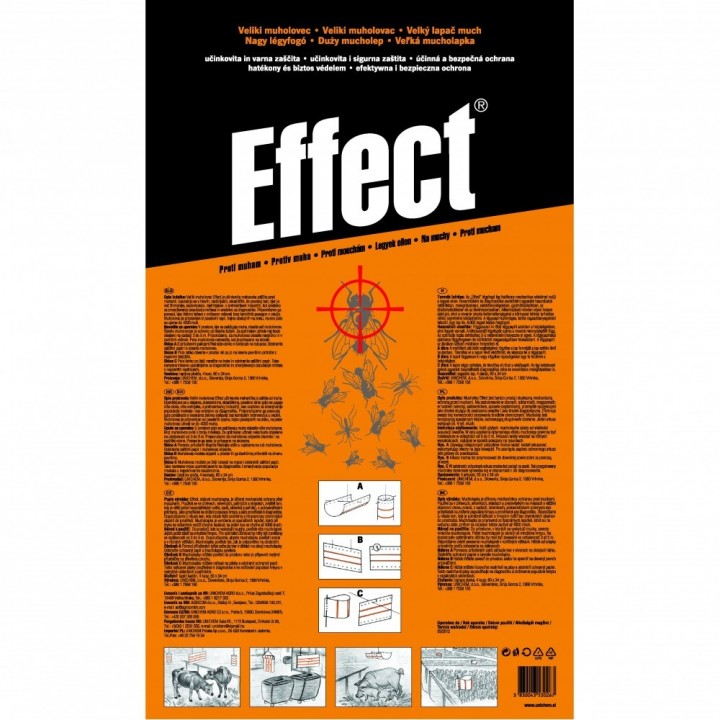 Capcana mare muste Effect 34x60 cm. - set 4 buc.