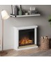 Semineu electric TAGU HAGEN PURE WHITE PowerFlame - Alb