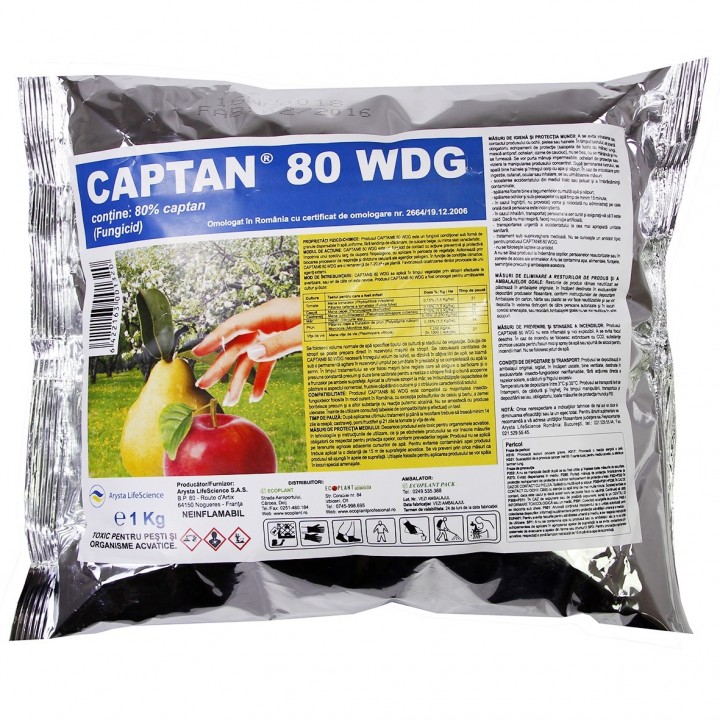 Fungicid Captan - 1 kg.