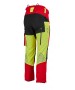 Pantaloni antitaiere Timbermen Allround galben-rosu