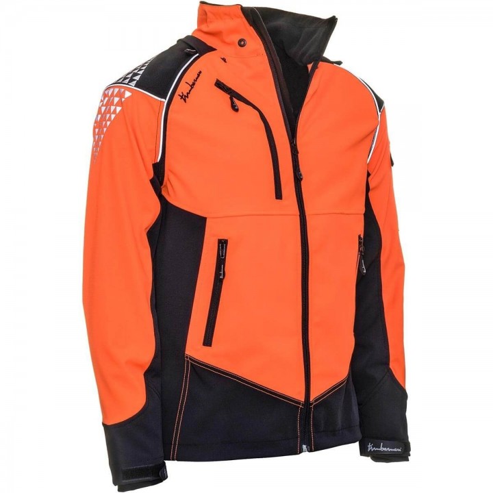 Geaca forestiera Timbermen Allround negru - portocaliu