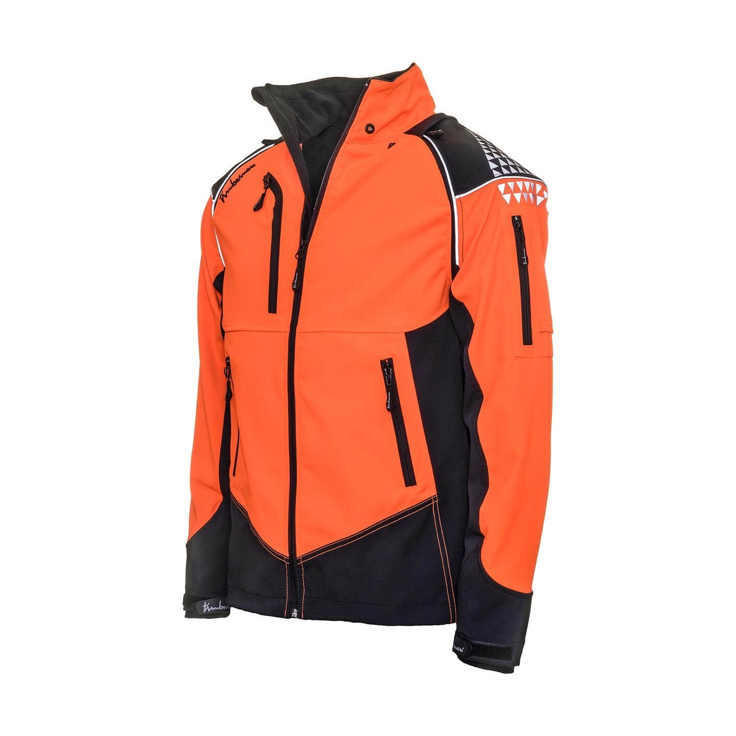 Geaca forestiera Timbermen ALLROUND, Negru-Portocaliu
