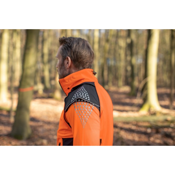 Geaca forestiera Timbermen Allround negru - portocaliu