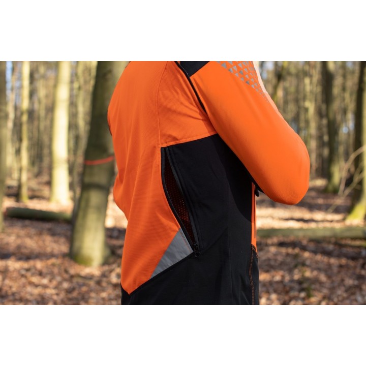 Geaca forestiera Timbermen Allround negru - portocaliu