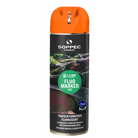 Spray forestier Soppec Fluo Marker Portocaliu