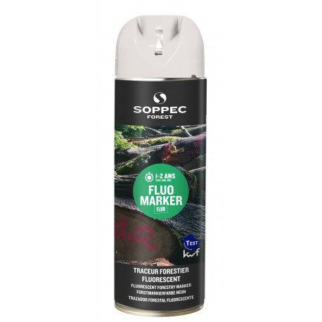 Spray forestier Soppec Fluo Marker Alb