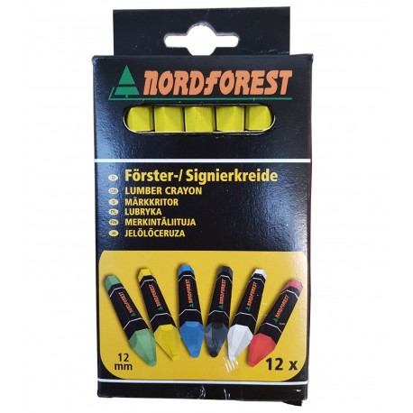 Creta forestiera Nordforest Galbena - cutie 12 buc