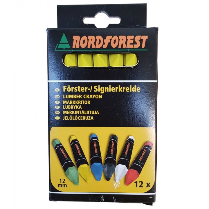 Creta forestiera Nordforest Galbena - cutie 12 buc Creta forestiera Nordforest Galbena - cutie 12 buc