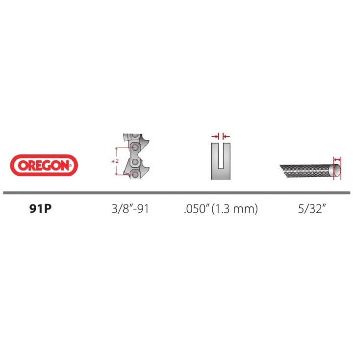 Lant Oregon 91P 3/8 1,3 mm XTRA-GUARD Lant Oregon 91P 3/8 1,3 mm XTRA-GUARD