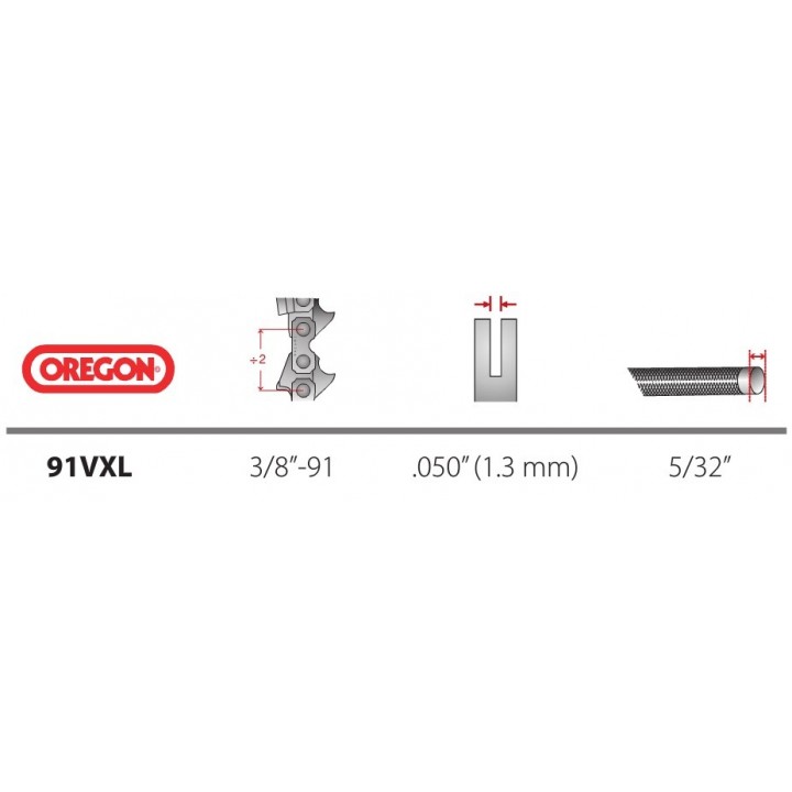 Lant Oregon 91VX 3/8 1,3 mm Lant Oregon 91VX 3/8 1,3 mm