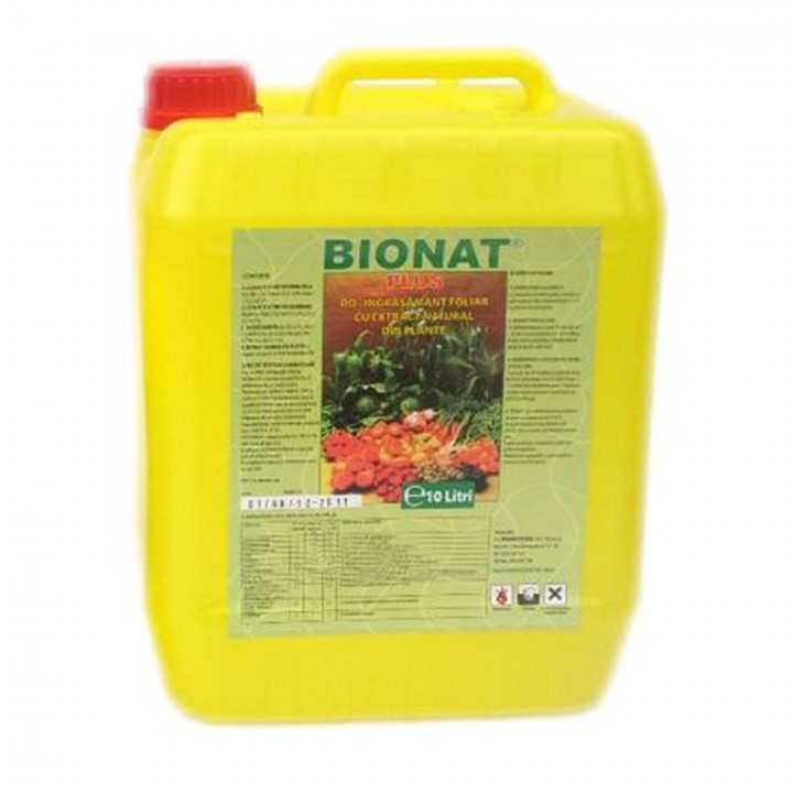 Ingrasamant foliar BIONAT PLUS - 10 Litri, Panetone