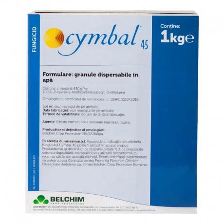 Fungicid CYMBAL 45 WG - 1 kg, Belchim, Cartof, Sistemic