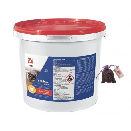 Raticid VEBITOX Broma Block - 5 kg