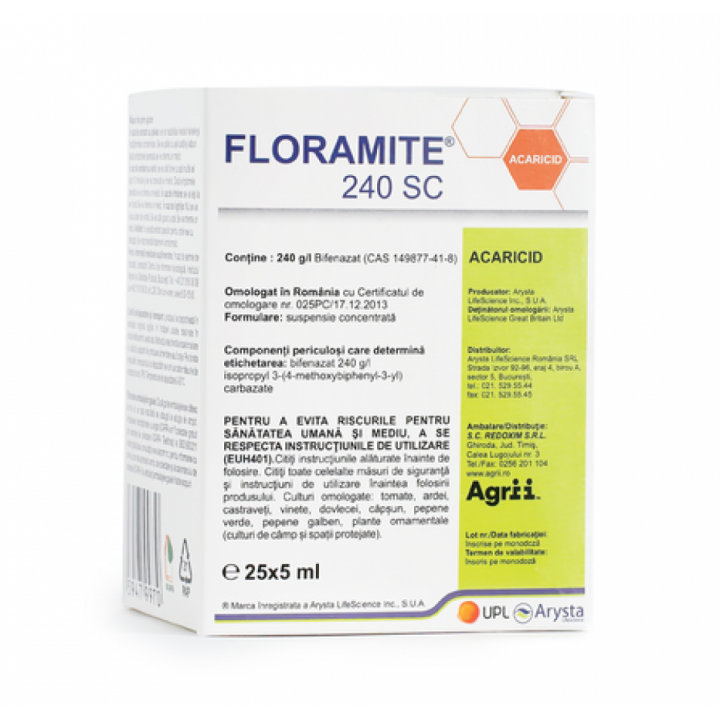 Insecticid acaricid FLORAMITE 240 SC - 5 ml