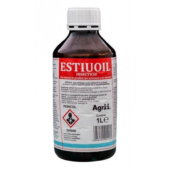 Insecticid ESTIUOIL - 1 Litru, Agrii, Pomi fructiferi, Citrice