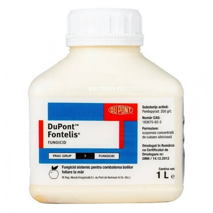 Fungicid FONTELIS - 1 Litru,  Corteva, Mar, Sistemic