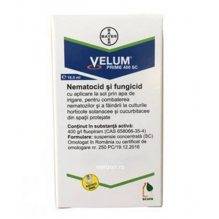 Nematocid Fungicid VELUM PRIME 400 SC - 18,5 ml
