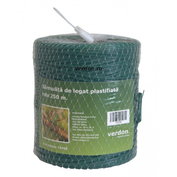 Sarmulita de legat plastifiata Verdon - rola 250 m Sarmulita de legat plastifiata Verdon - rola 250 m