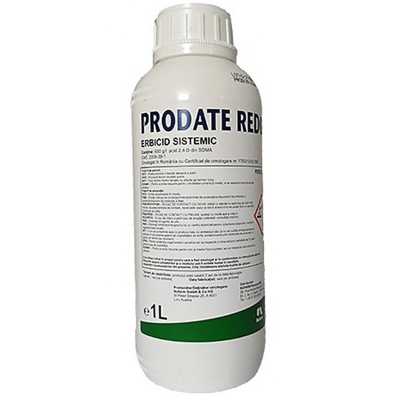Erbicid PRODATE REDOX- 1 Litru, Porumb, Grau, Postemergent, Sistemic
