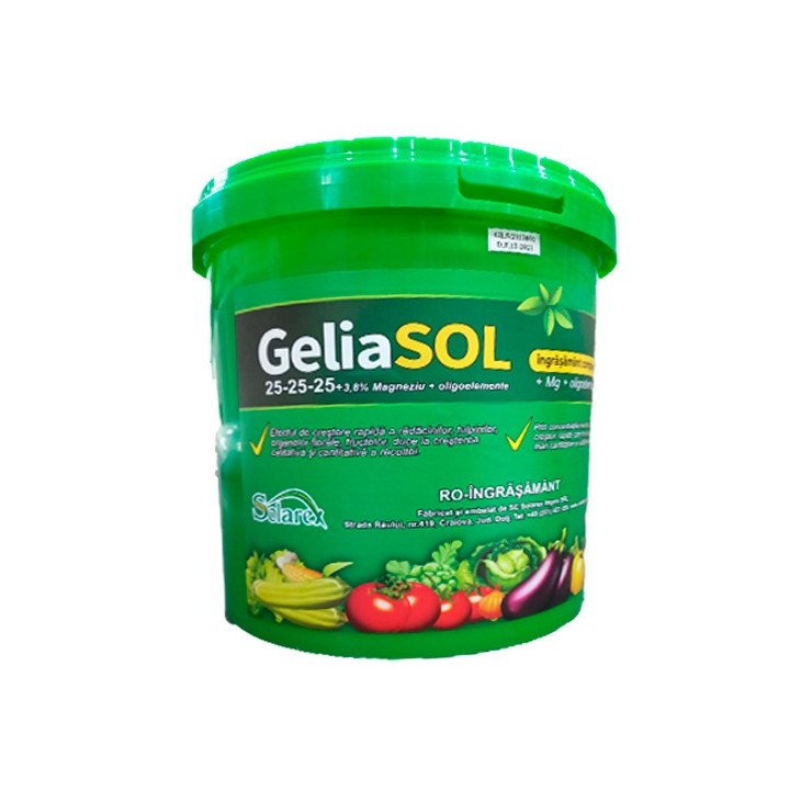 Fertilizant GELIASOL TC 25-25-25+MgO+ME - 12 kg Fertilizant GELIASOL TC 25-25-25+MgO+ME - 12 kg