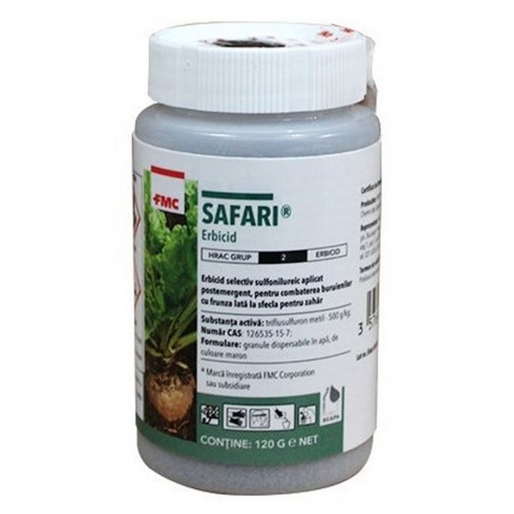 Erbicid SAFARI - 120 g, FMC, Postemergent, Sfecla de zahar, Sfecla furajera