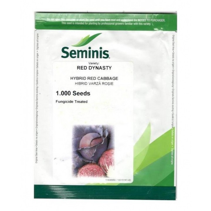 Seminte Varza RED DYNASTY F1 Seminis - 1.000 seminte