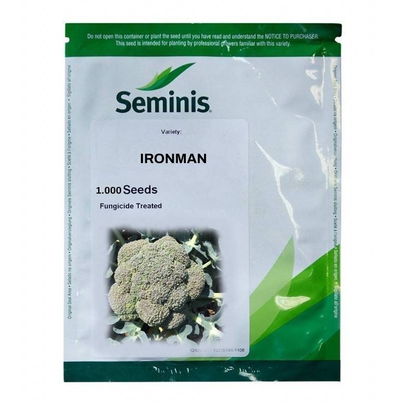 Seminte Broccoli IRONMAN F1 Seminis, 1.000 seminte