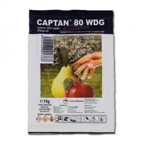 Fungicid CAPTAN 80 WDG - 15 g