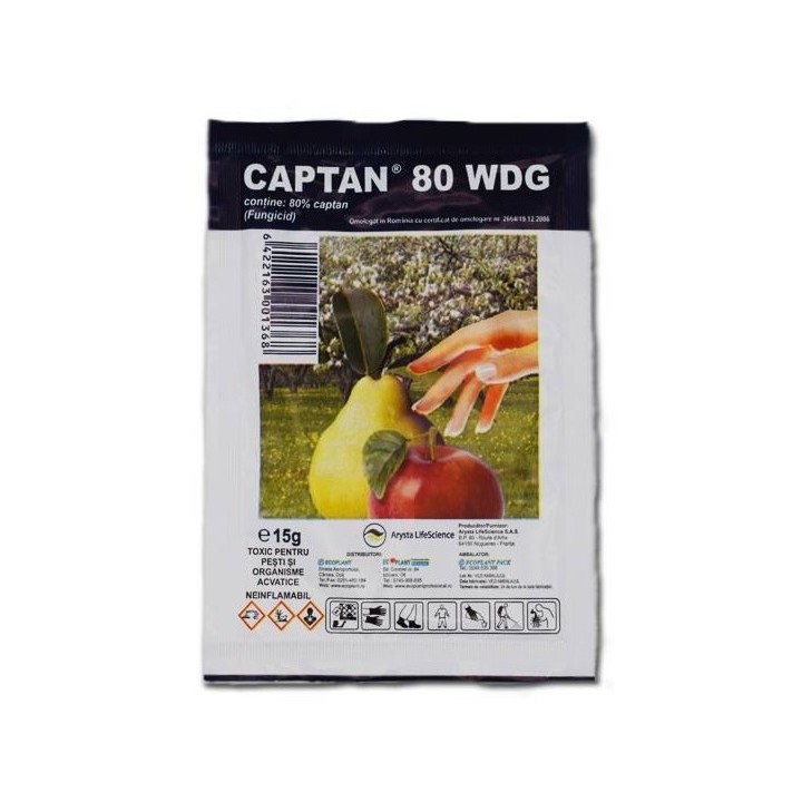 Fungicid CAPTAN 80 WDG - 15 g