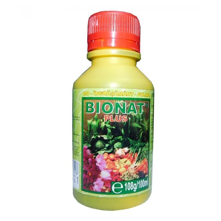 Ingrasamant foliar BIONAT PLUS - 100 ml