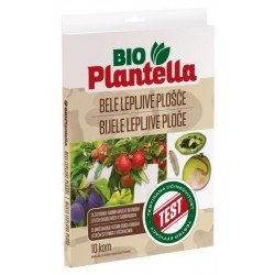 Capcane lipicioase albe Bio Plantella - set 10 placi, Insecte, Musca fructelor, Viespi