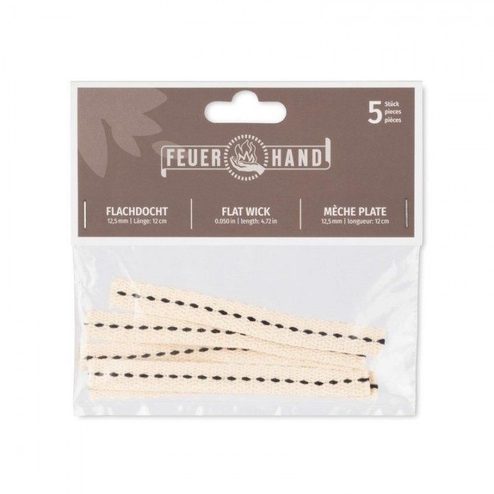 Fitil plat 12 cm pentru felinar Feuerhand 276 - Set 5 buc Fitil plat 12 cm pentru felinar Feuerhand 276 - Set 5 buc