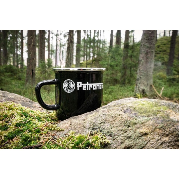 Cana emailata Petromax neagra - 370 ml