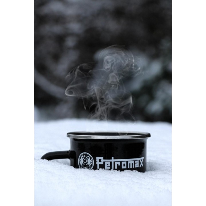 Cana emailata Petromax neagra - 370 ml