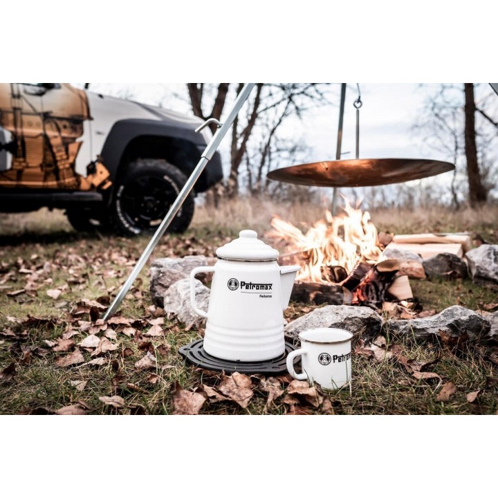 Cana emailata Petromax alba - 370 ml