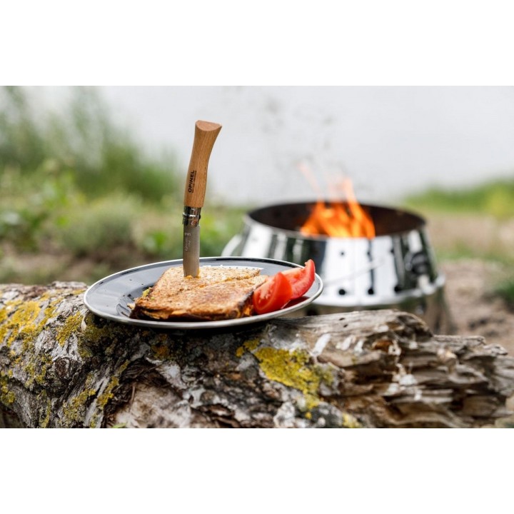 Farfurii emailate Petromax negre - set 2 bucati