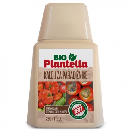 Ingrasamant foliar BIO PLANTELLA calciu pentru tomate - 250 ml, Biostimulator rosii, Corector deficit de calciu