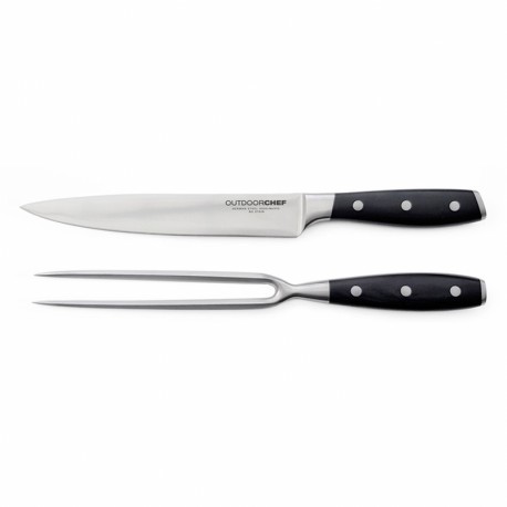 Set cutit si furca Outdoorchef