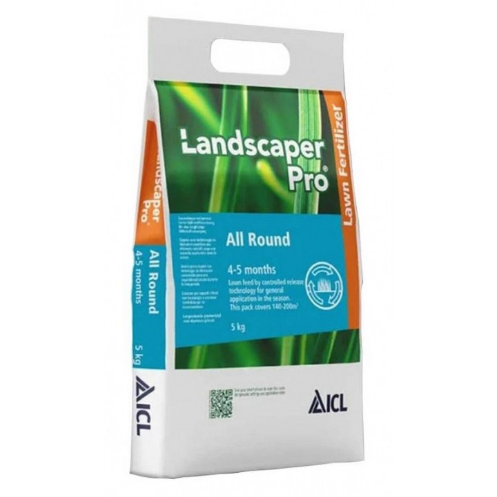 Ingrasamant Gazon Landscaper Pro ALL ROUND  - 5 kg, Eliberare lenta 4-5 luni Ingrasamant Gazon Landscaper Pro ALL ROUND  - 5 kg, Eliberare lenta 4-5 luni